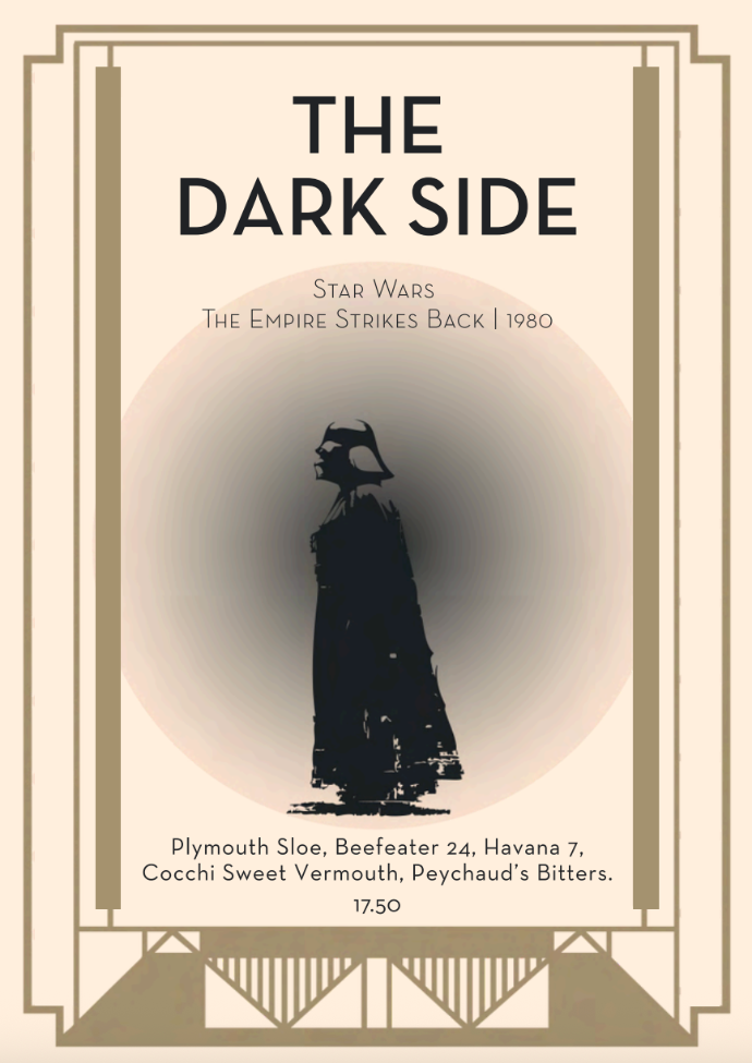 Stella Cocktail Club Menu