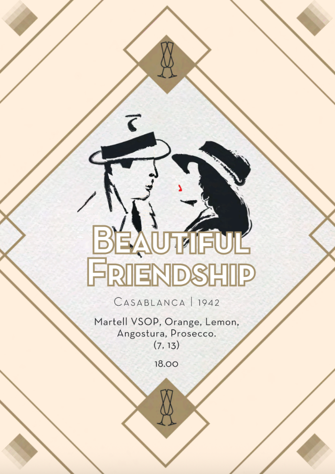 Stella Cocktail Club Menu