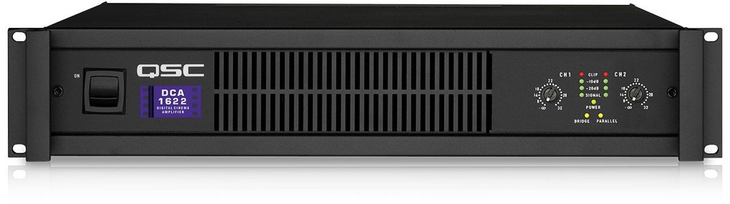 QSC DCA 1622 パワーアンプ QSC DCA 1622 AMPLIFIER 2 X 500W | Cinemanext SA